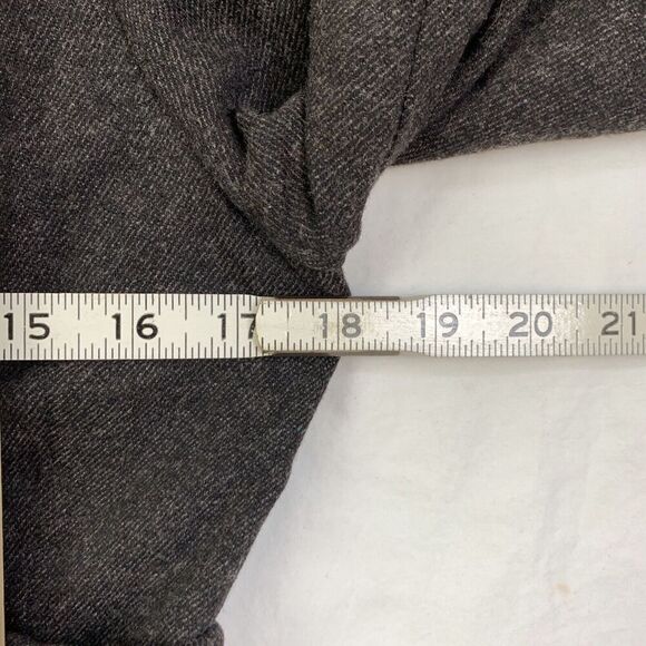 Vtg Anthropologie Burning Torch Wool Zip Blazer Coat S Brown Jacket Academia Y2K - Picture 13 of 15